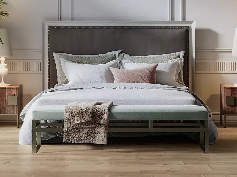 High-Quality Hardwood Flooring with Natural Finish